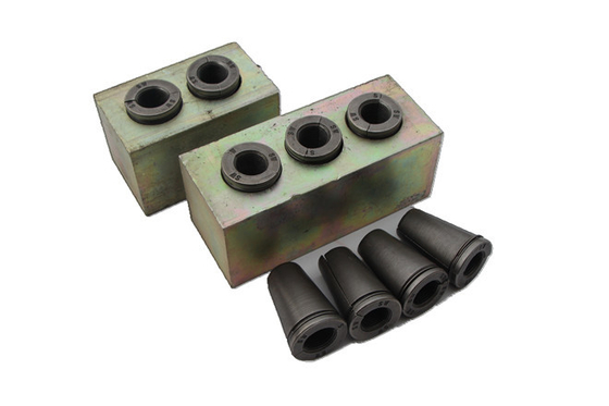 Flat Prestressed Multi Strand Anchorage Block Anchor Head Wedge 1860Mpa
