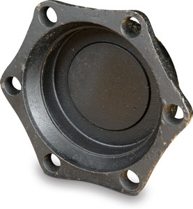 Mechanical Joint Cast Iron Pipe Fittings Short Body Tapped Cap Solid Plug