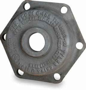 Mechanical Joint Cast Iron Pipe Fittings Short Body Tapped Cap Solid Plug