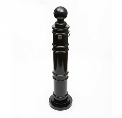 Safety Street Decorative Removable Bollards Sanding Zinc Spraying Powder Coating