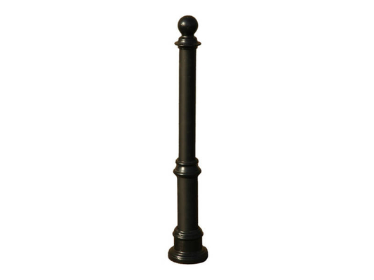 Safety Street Decorative Removable Bollards Sanding Zinc Spraying Powder Coating
