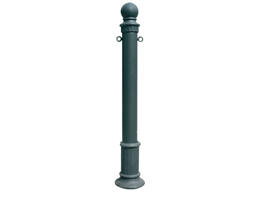 Round Decorative Cast Iron Bollards Post Removable Bollards Heavy Duty