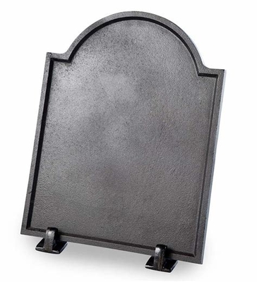 Home Depot Cast Iron Fireplace Accessories Matt Black Fireback With Feet