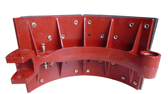 Steady Friction Performance Ductile Cast Iron Casting Brake Shoe Assembly Heavy Truck Parts