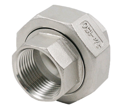 Threaded Pipe Fitting Stainless Steel Casting Conical Union Male Female Union
