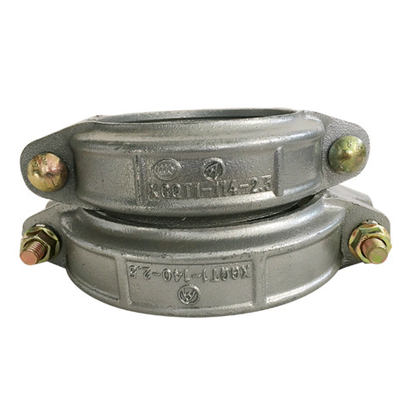 High Strength Cast Ductile Iron Pipe Clamp / Cast Iron Pipe Parts CT12 Tolerance