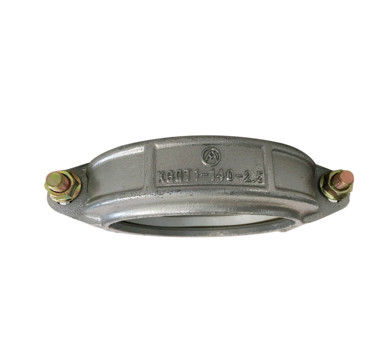 High Strength Cast Ductile Iron Pipe Clamp / Cast Iron Pipe Parts CT12 Tolerance