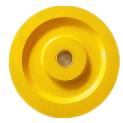 4-6 Kg Ductile Cast Iron Full - Hub / V Belt Pulley Wheels Parts Custom Size