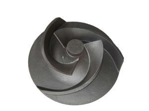 SGS Standard Resin Sand Casting Ductile Iron Semi - Open Water Pump Impeller