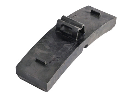 Plain Oiled Grey Cast Iron Casting Railway Locomotive Brake Block