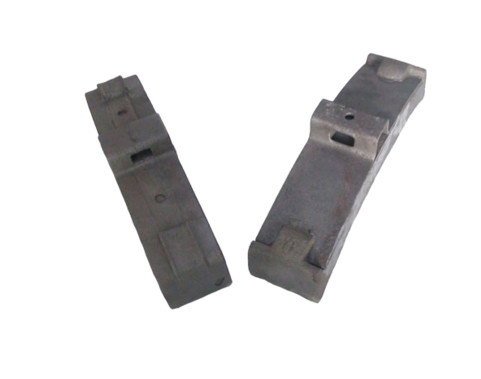 Plain Oiled Grey Cast Iron Casting Railway Locomotive Brake Block
