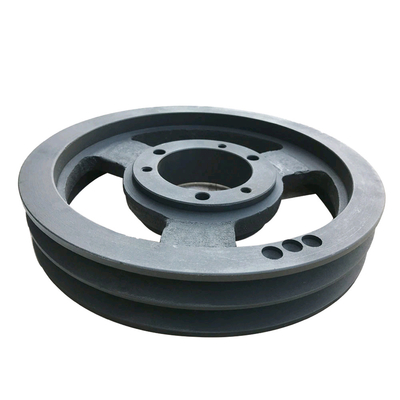 Transmission Ductile Cast Iron V Belt Pulley Shoot Blasting Surface