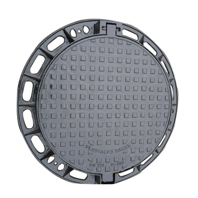 Custom Sand Casting Cast Iron Manhole Cover With Frame Antirust Oil Finish