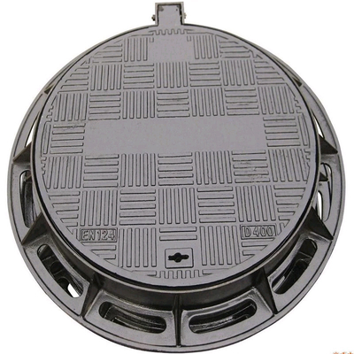 Custom Sand Casting Cast Iron Manhole Cover With Frame Antirust Oil Finish