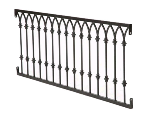 Waterproof Ornamental Iron Parts Outdoor Garden Fencing Cast Iron Fence Panel