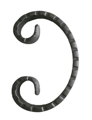 Iron Fence Ornamental Iron Parts Mild Steel Wrought Iron Forged Scrolls