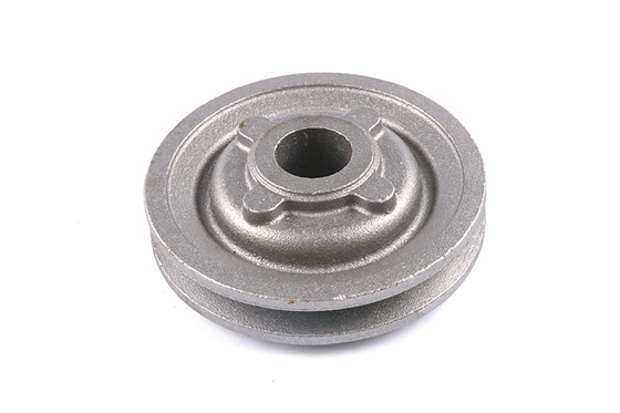 Sandblasting Belt Pulley Grey Cast Iron Casting Flywheel Customized Color
