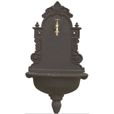 Antique Garden Ornamental Iron Parts Cast Iron Water Fountain For Landscaping Field