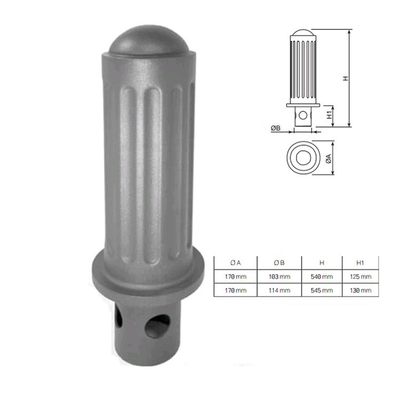 Iron Sand Casting Road Parking Space Bollard Cast Iron Parking Barriers