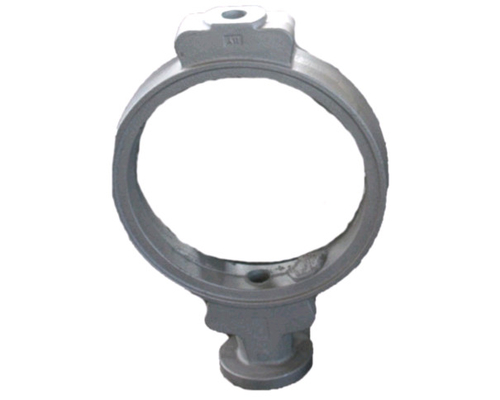 Precision Butterfly Valve Body Stainless Steel Valve Parts Silver Color ISO9001