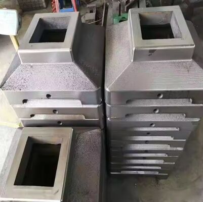 قاعدة حديدية رمادية مع لون مخصص وأبعاد مخصصة لحواجز حراسة موقف السيارات